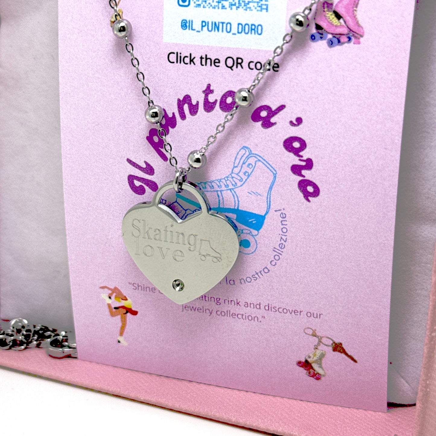 COLLANA PERSONALIZZATA PATTINAGGIO