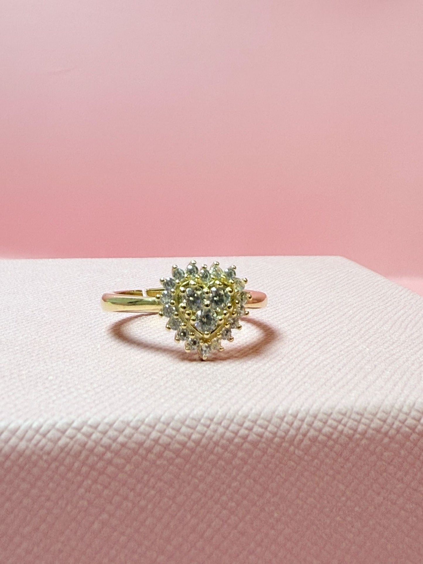PARURE CUORE ZIRCONATO PAVE’