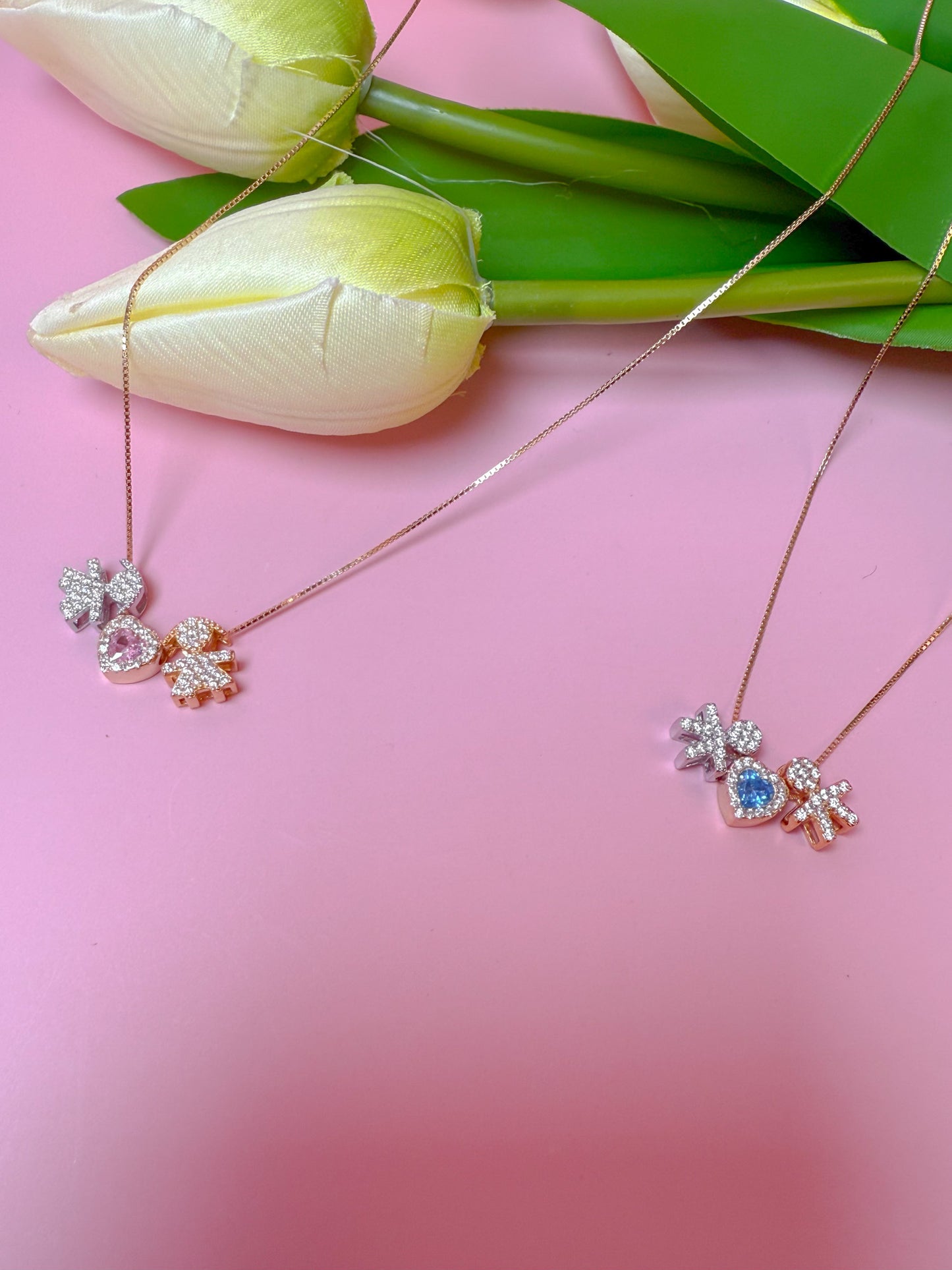 COLLANA BEBE'CON CUORE E PORTAGIOIE(In regalo π)