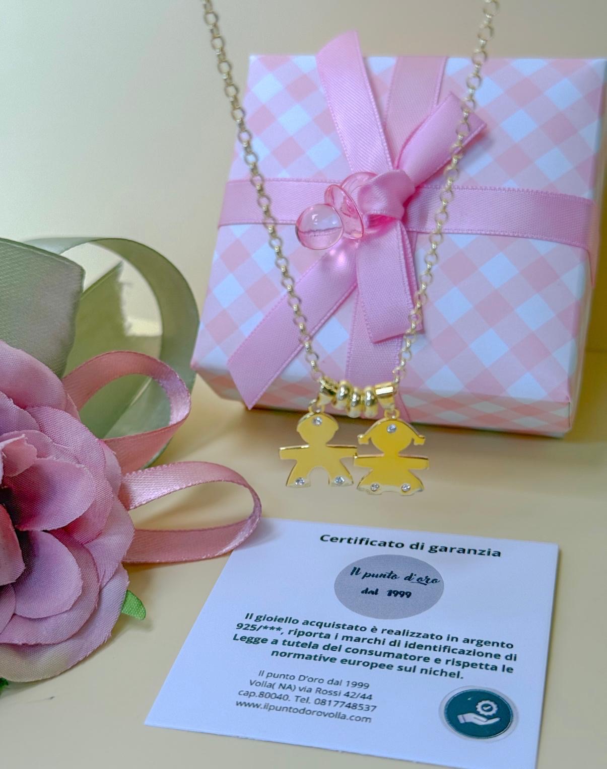 COLLANA BEBE’ PUNTI LUCE