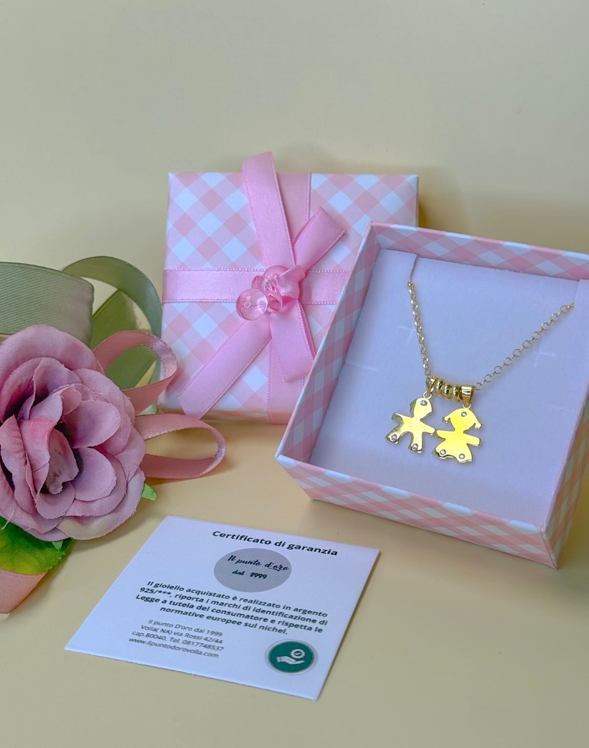 COLLANA BEBE’ PUNTI LUCE