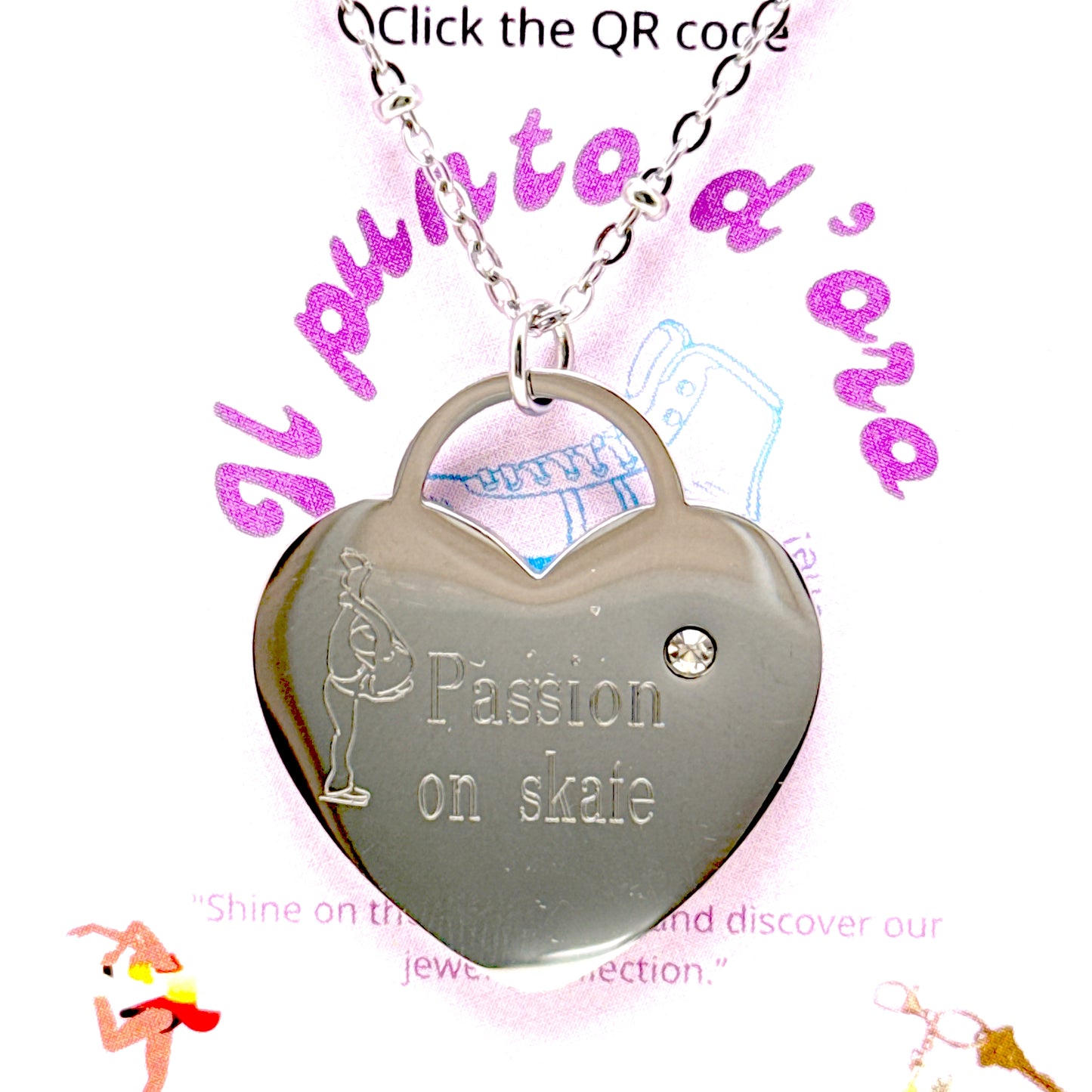 COLLANA PERSONALIZZATA PATTINAGGIO