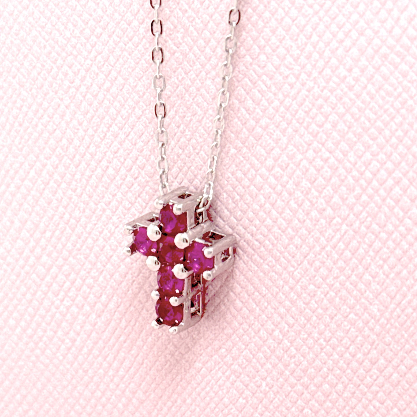 Collana crocetta colorata