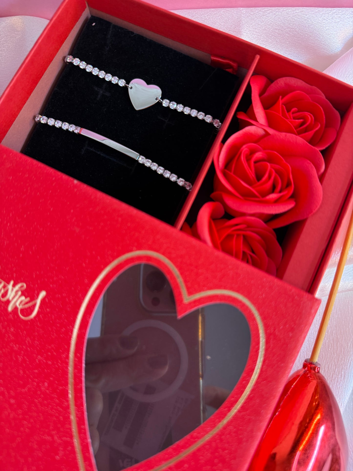 BRACCIALE TENNIS CUORE PERSONALIZZATO