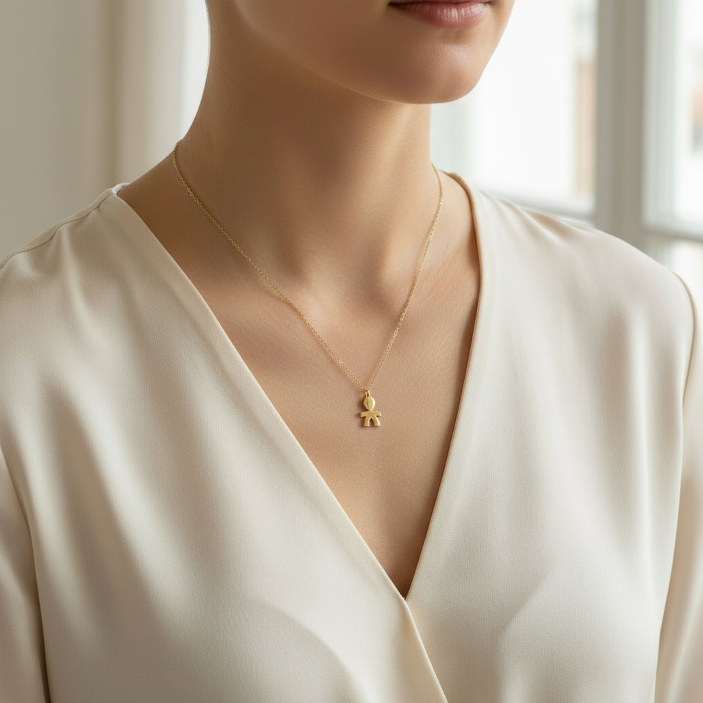 COLLANA BEBE’ ACCIAIO