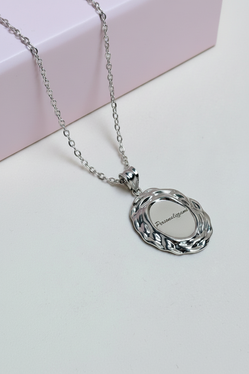 COLLANA RETRO’ OVALE PERSONALIZZABILE