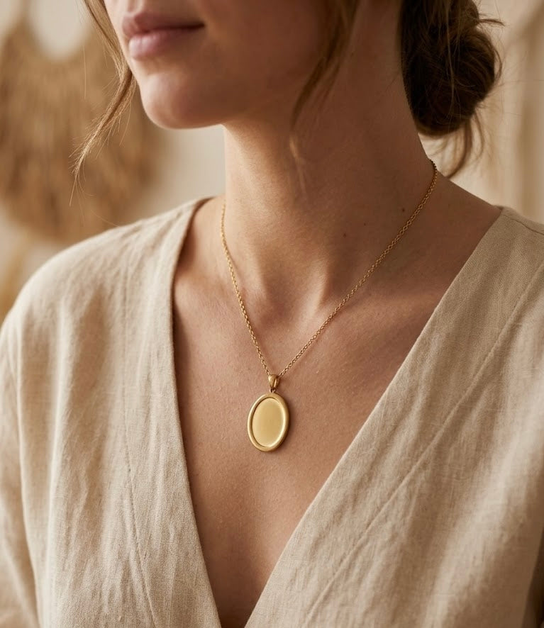 COLLANA PERSONALIZZATA OVALE