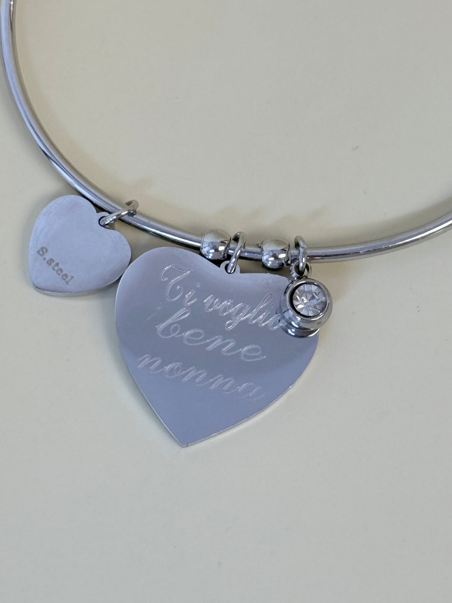 BRACCIALE ACCIAIO PERSONALIZZATO
