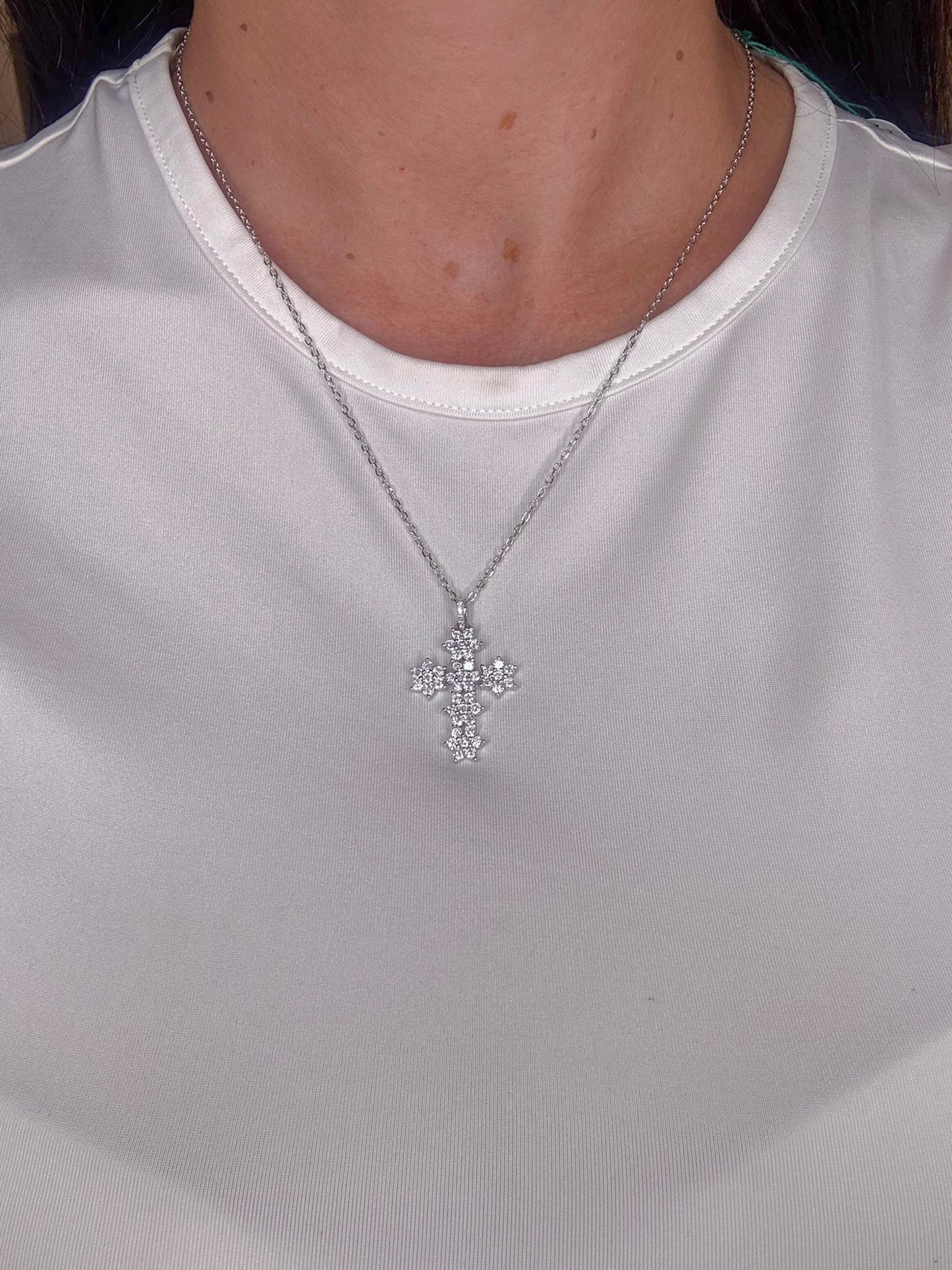 COLLANA CROCE FIORI