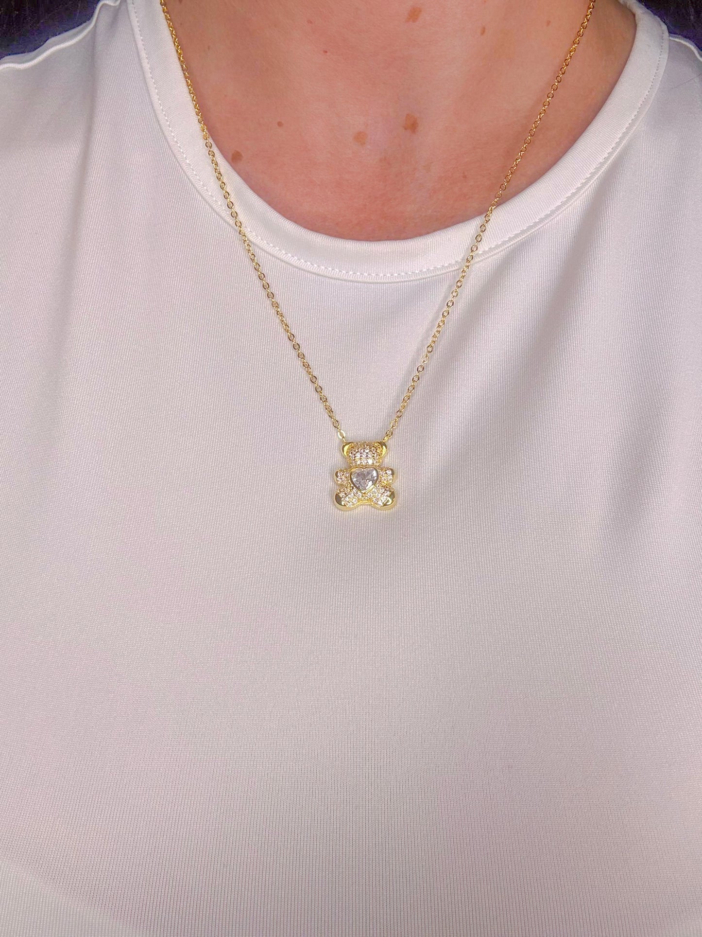 COLLANA TEDDY CUORE