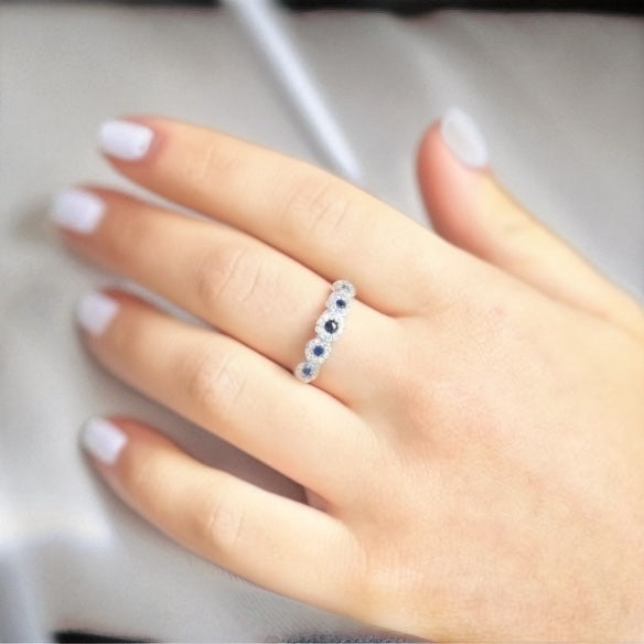 ANELLO ELEGANT 5 PIETRE