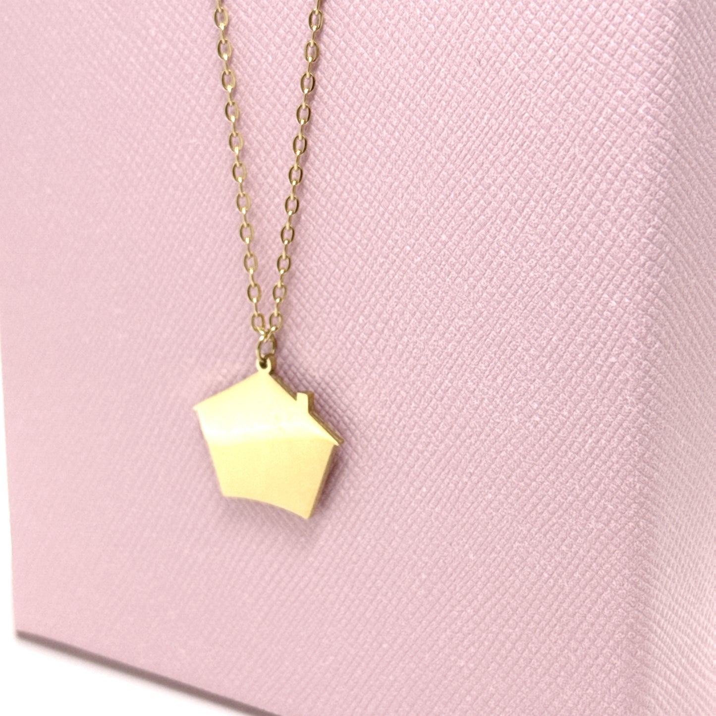 COLLANA CASETTA ACCIAIO316