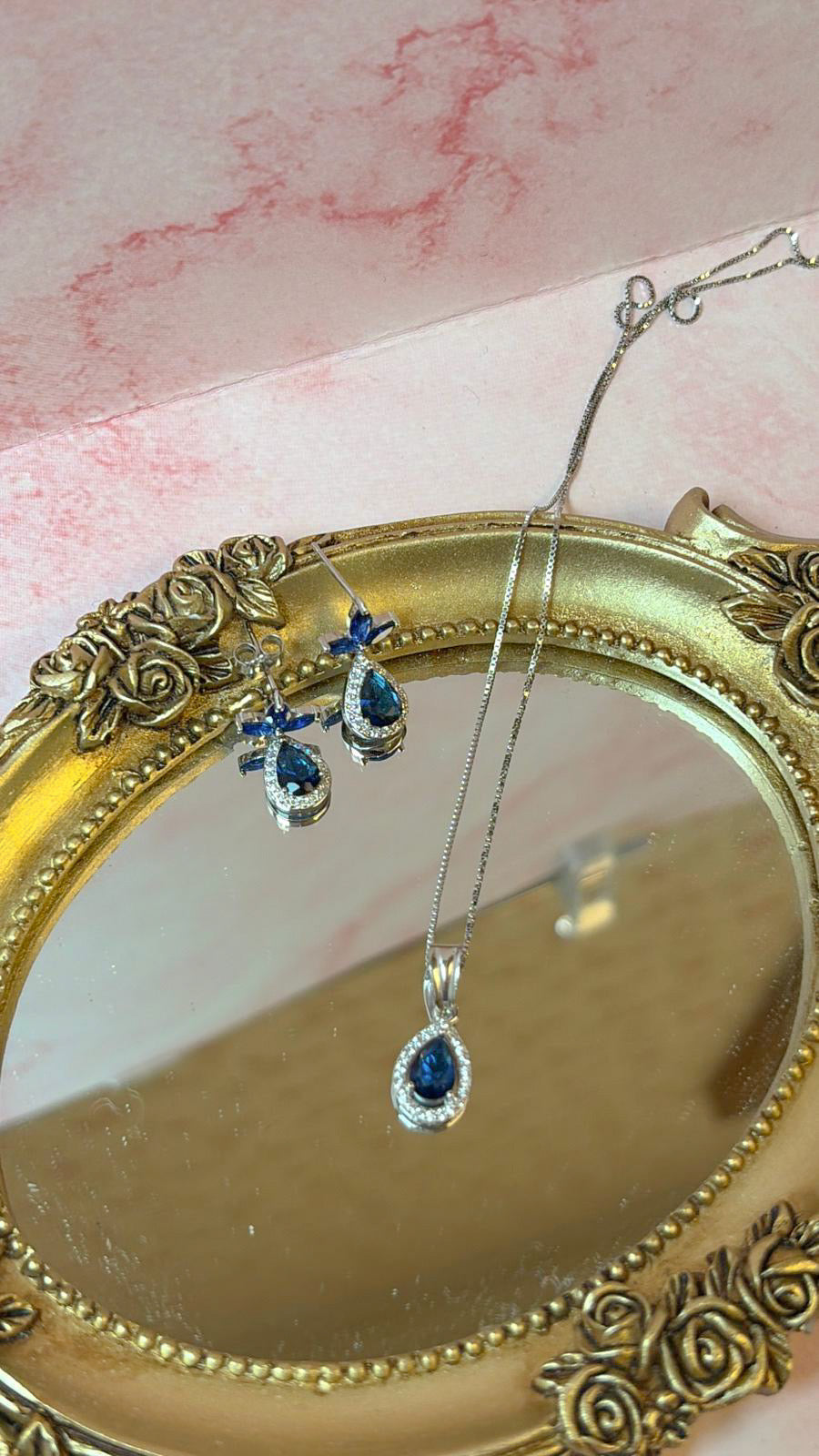PARURE PETALI DI GOCCE