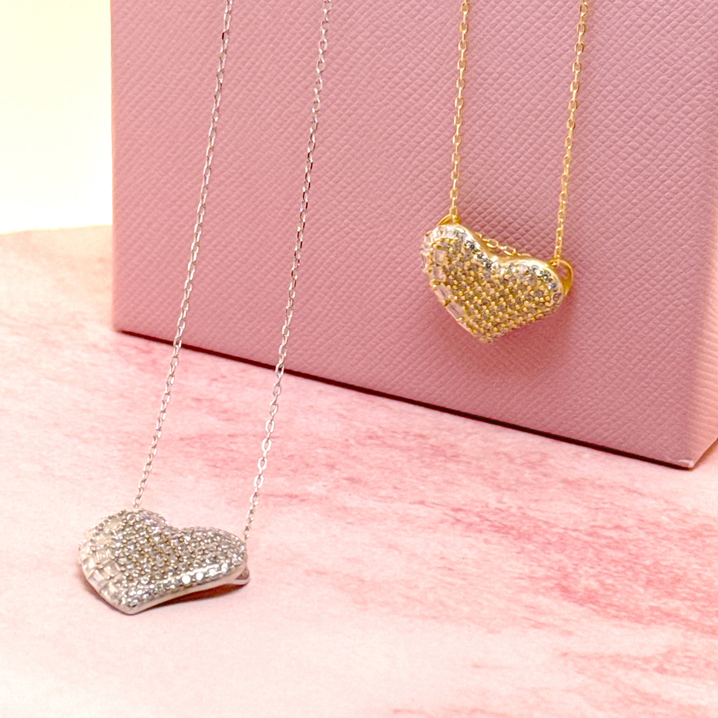 COLLANA CUORE BAGUETTE