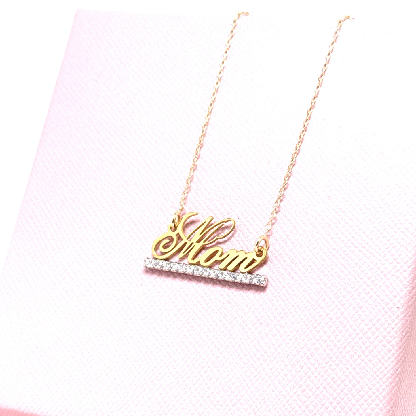 COLLANA MOM CON LINEA ZIRCONI