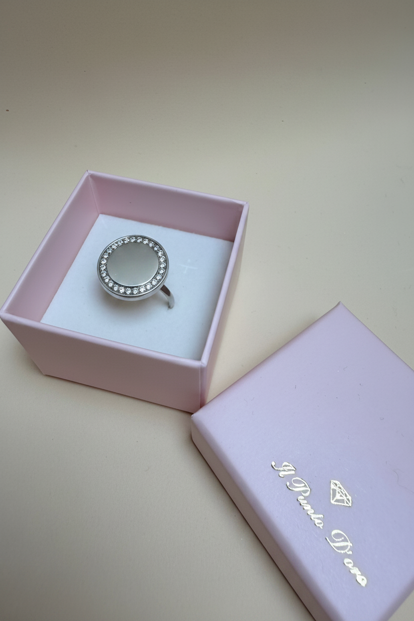 ANELLO CERCHIO DI LUCE PERSONALIZZATO
