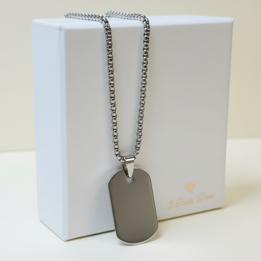 COLLANA TARGHETTA PERSONALIZZATA