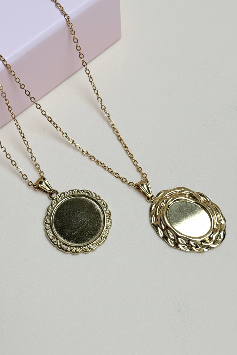 COLLANA RETRO’ OVALE PERSONALIZZABILE