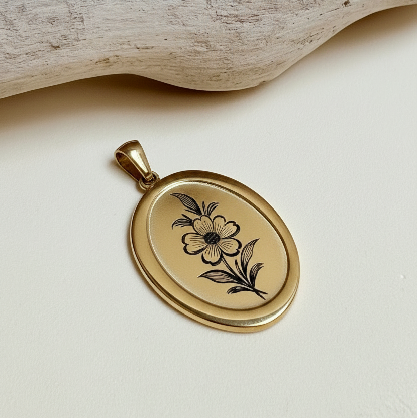 COLLANA PERSONALIZZATA OVALE