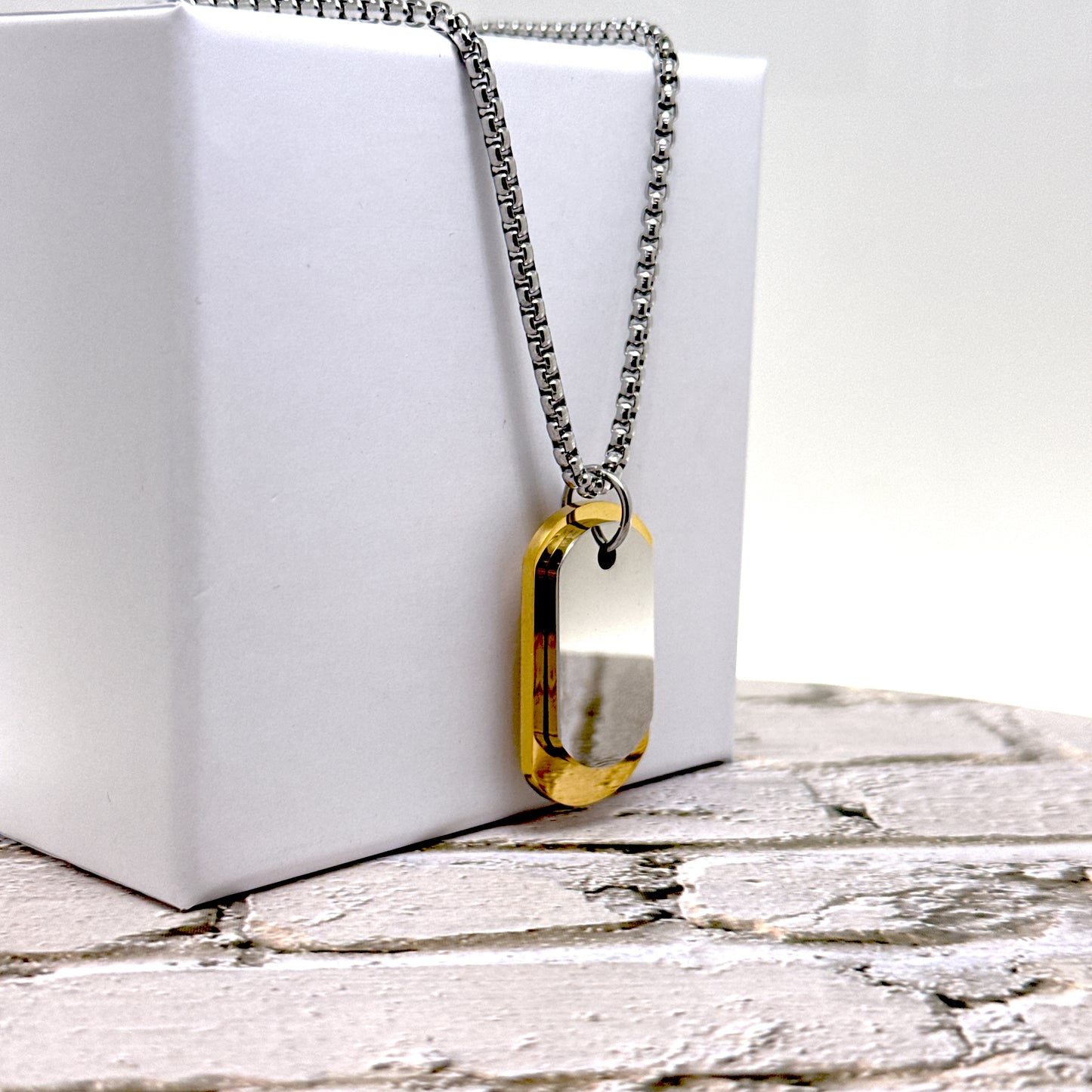 COLLANA TARGHETTA PERSONALIZZATA