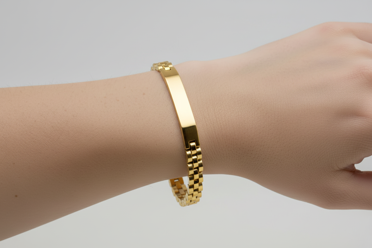 BRACCIALE MAGLIA AD OROLOGIO SOTTILE