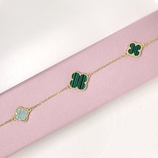 BRACCIALE FIORI MADREPERLA