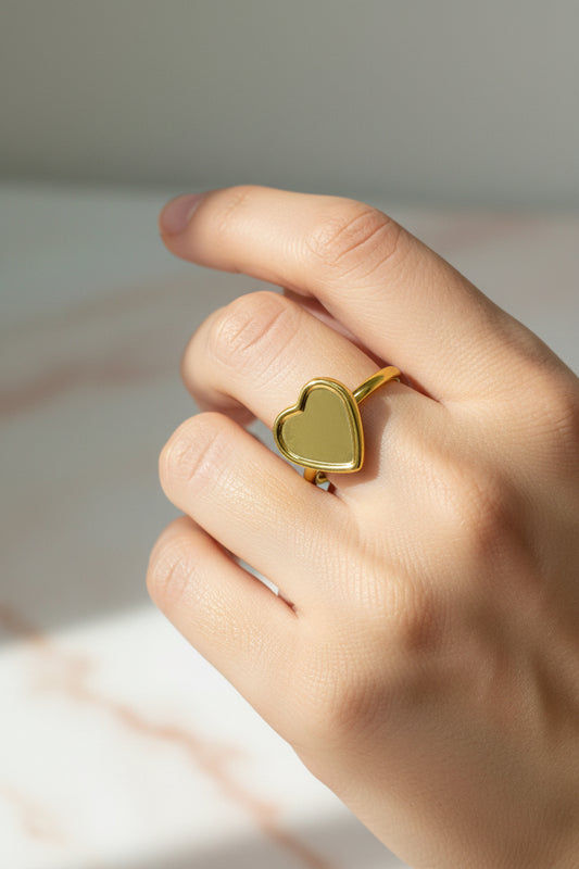 ANELLO CUORE PERSONALIZZATO