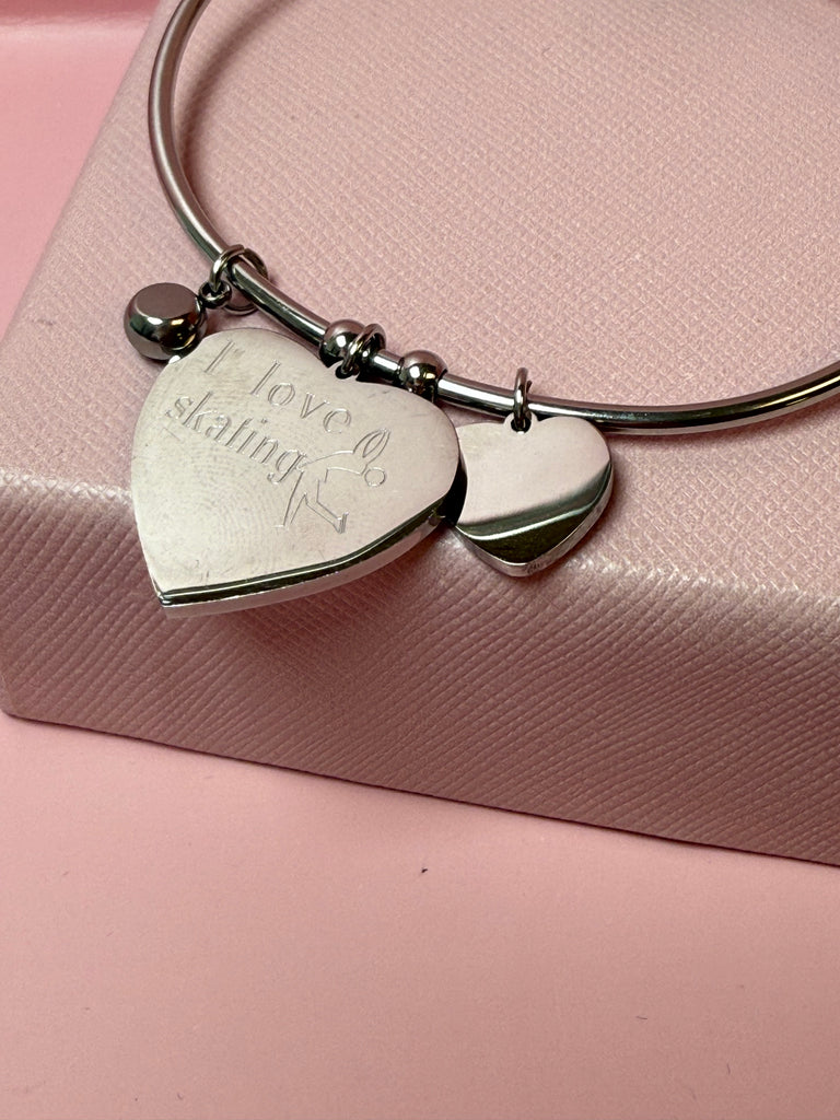 BRACCIALE PERSONALIZZATO     I LOVE SKATING
