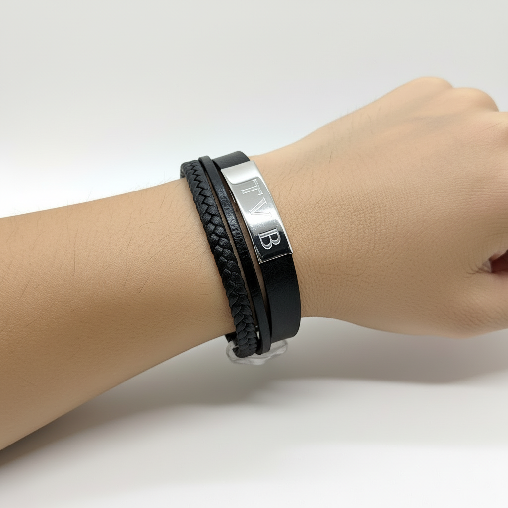Bracciale Intrecciato Uomo – Memorie Incise