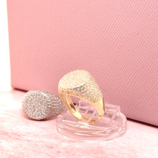 Anello Chevalier in Zinc – Misura Regolabile 💍