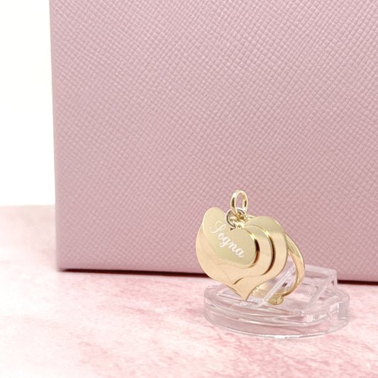ANELLO CON CUORI PENDENTI