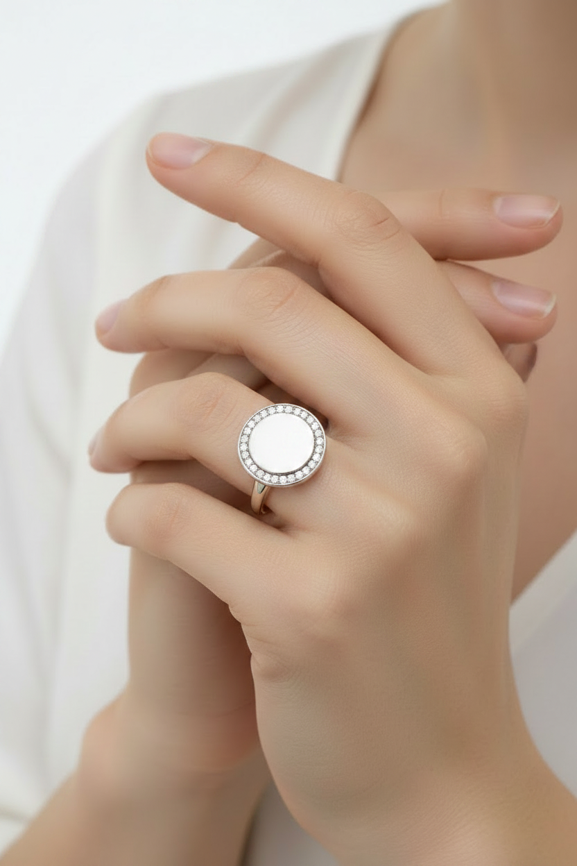 ANELLO CERCHIO DI LUCE PERSONALIZZATO