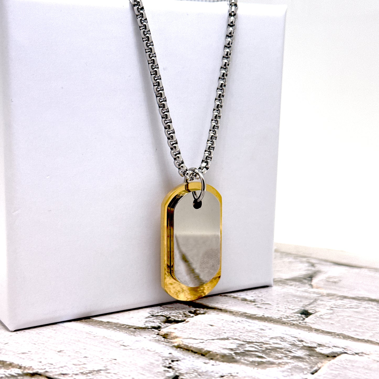 COLLANA TARGHETTA PERSONALIZZATA