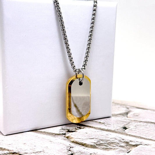 COLLANA TARGHETTA PERSONALIZZATA