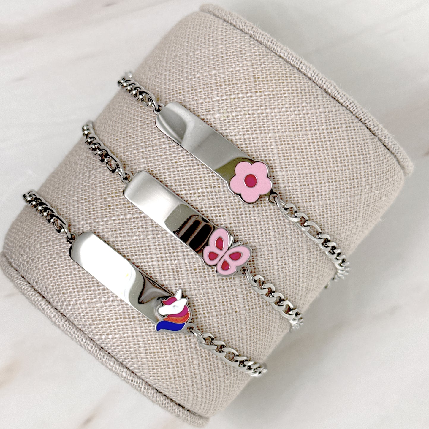 BRACCIALI BIMBO/A TARGHETTA PERS.