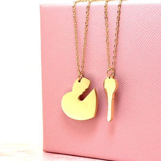 COLLANA CUORE CHIAVE