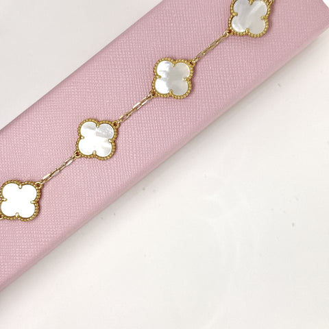 BRACCIALE FIORI MADREPERLA