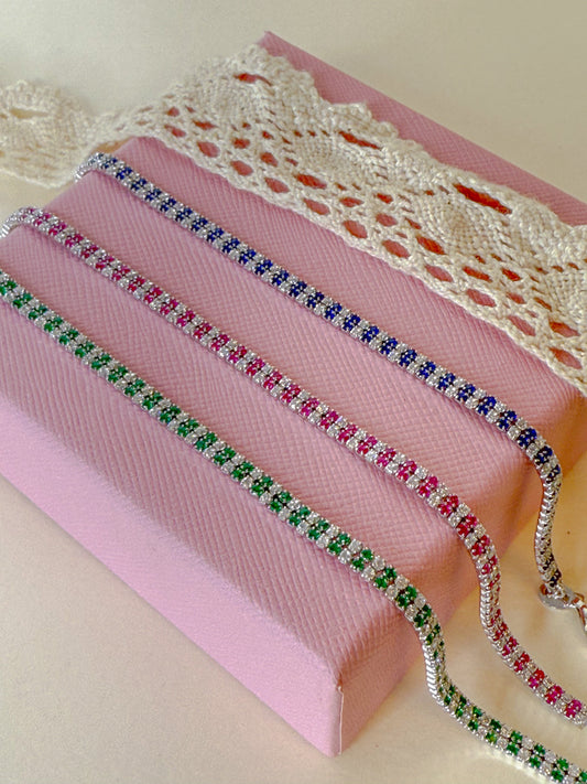 BRACCIALI TENNIS DOPPIO FILO
