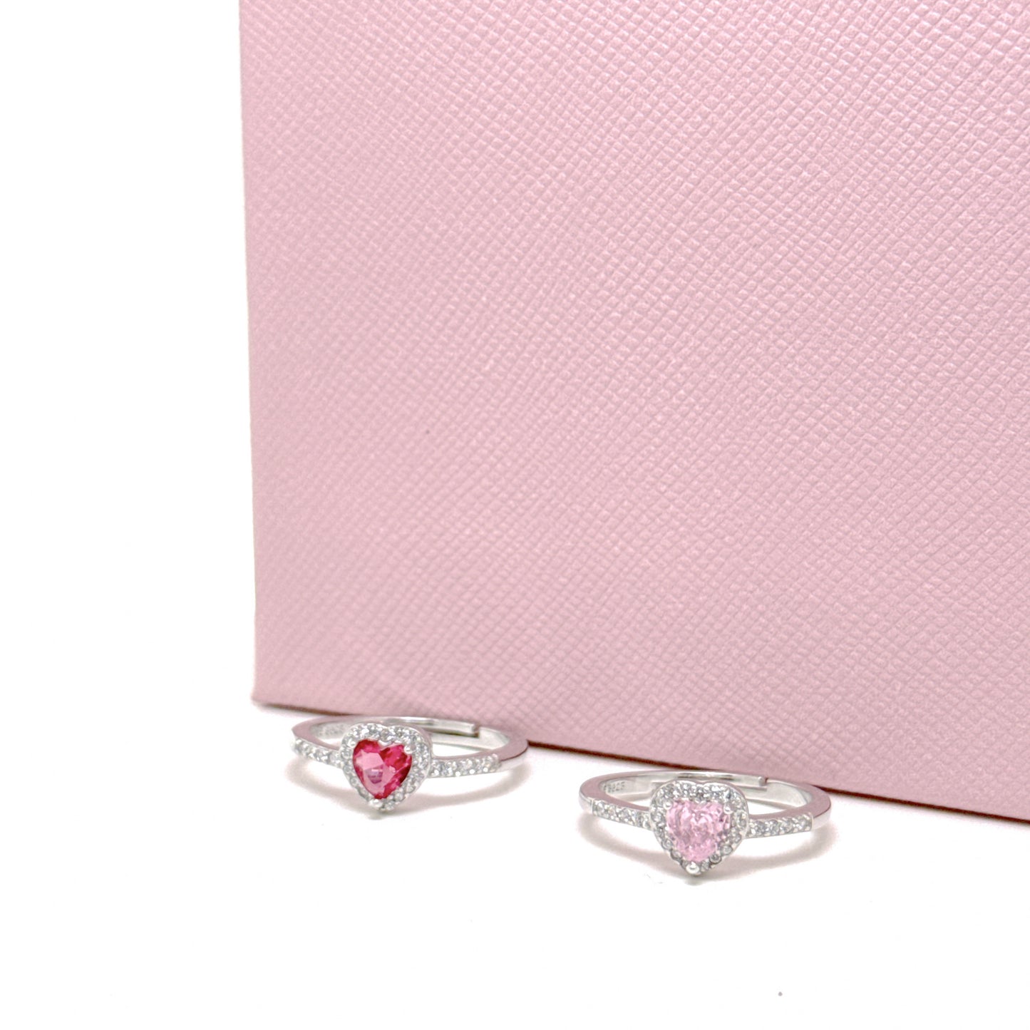 PARURE CUORE PASSANTE ZIRCONATO