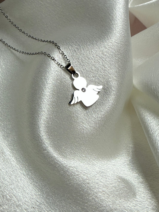 COLLANA ANGELO CON PUNTO LUCE