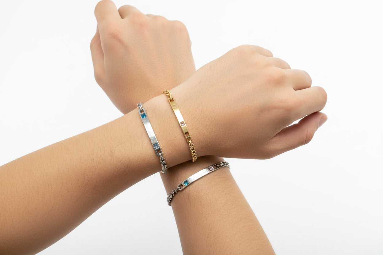 BRACCIALI TARGHETTA FRASI D’AMORE