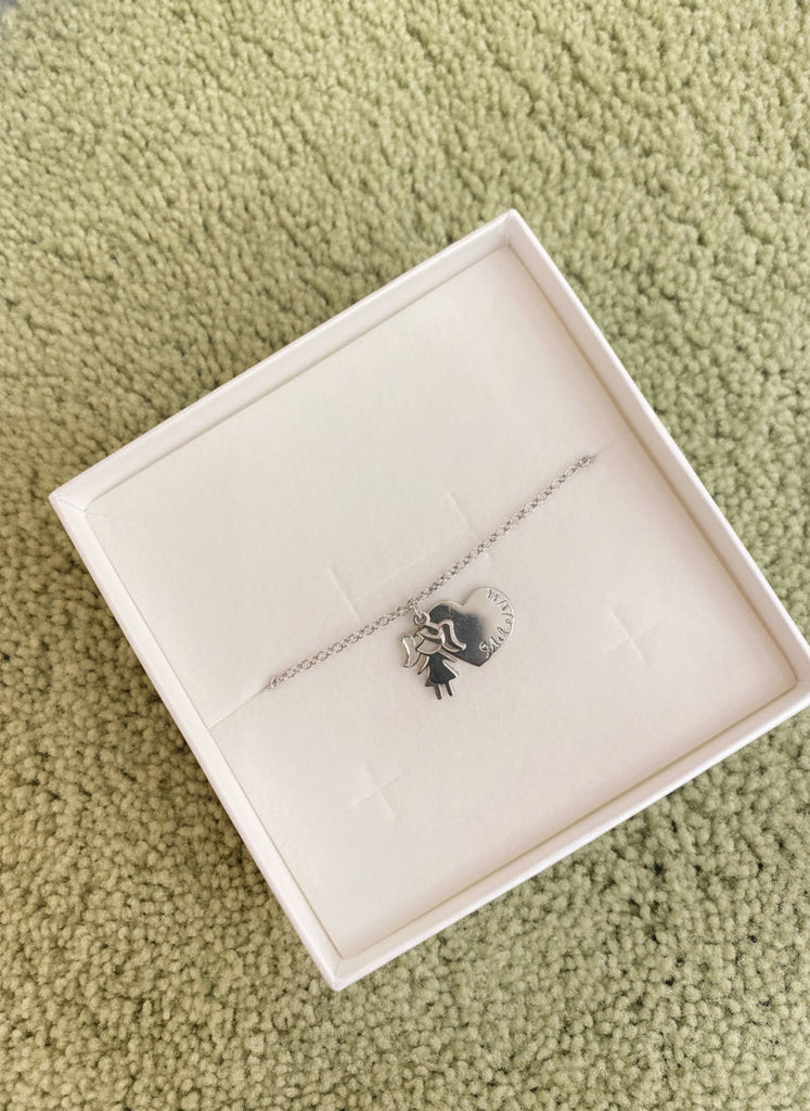 BRACCIALE CON CUORE E BEBE’
