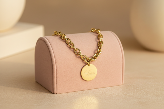 BRACCIALE CATENA CON PENDENTE  PERSONALIZZATO