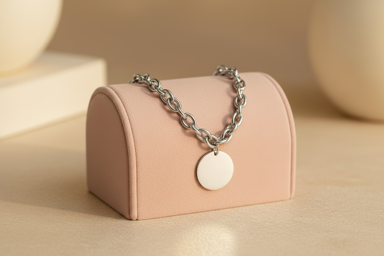 BRACCIALE CATENA CON PENDENTE  PERSONALIZZATO