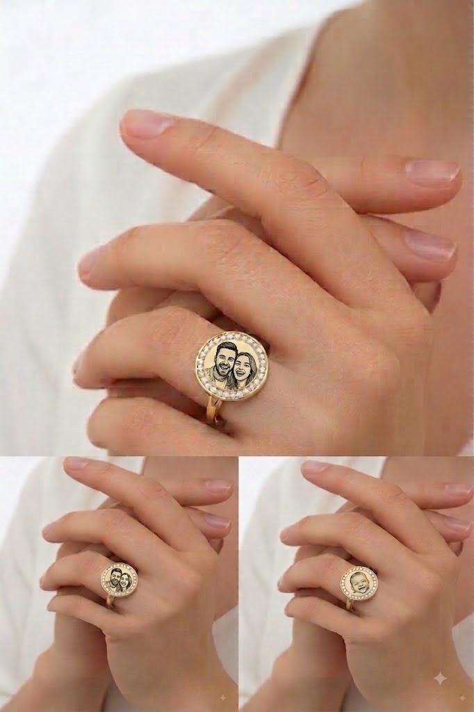 ANELLO CERCHIO DI LUCE PERSONALIZZATO