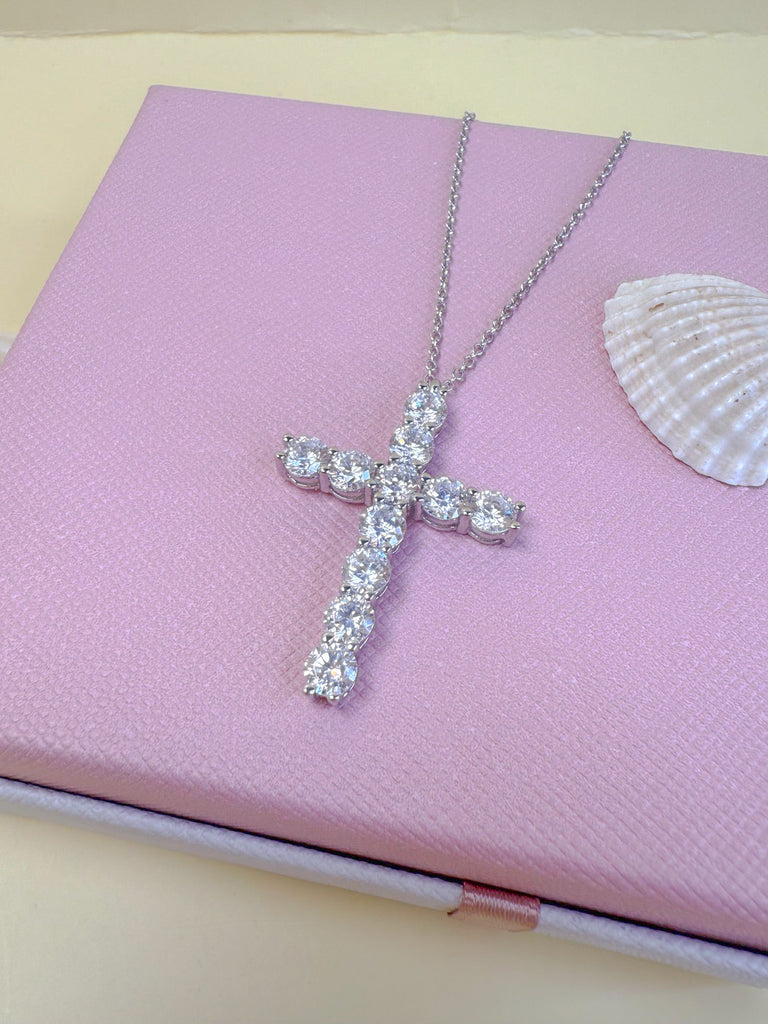 COLLANA CROCE CLASSICA ZIRCONATA