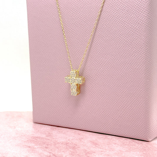 COLLANA CROCE STILE SALVINI