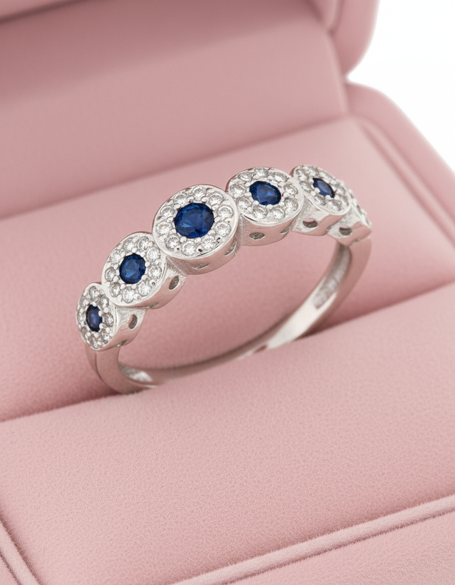 ANELLO ELEGANT 5 PIETRE