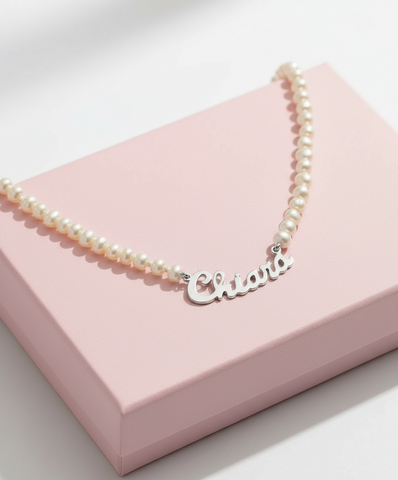 COLLANA DI PERLE CON NOME