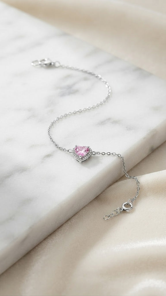 BRACCIALE CUORE ZIRCONATO